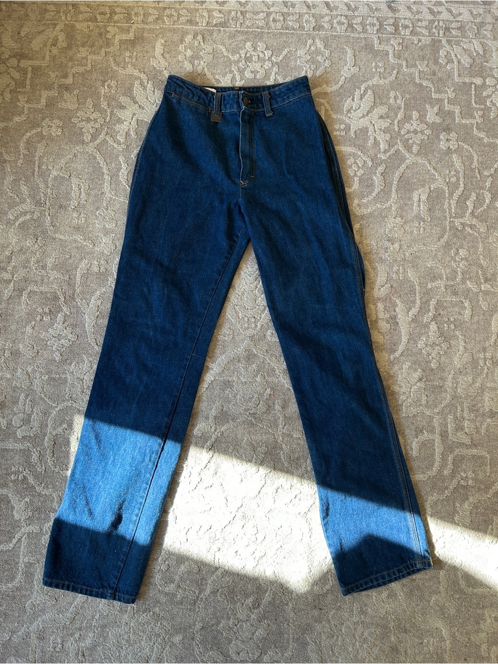 Vintage Sears Jeans That Fit with Gold Stitching